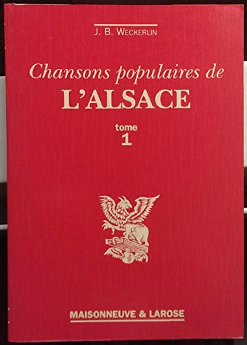 CHANSONS POPULAIRES DE L'ALSACE